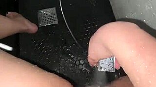 saudi escort girl masturbates tight teen pussy in shower