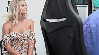 Officer deals with cute teen for stealing