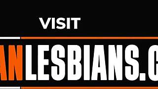 Curvy BBW African lesbians engage in crazy pussy eating