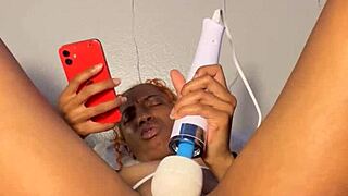 Intense Late Night Panty Stuffing Climax Leaves Her Shaking With Pleasure