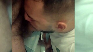 Coroa Pays Me to Suck Him in Gym Locker Room