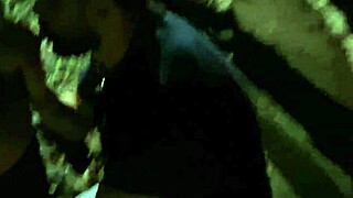 a naughty wife dragged me to the city square for a quick public banging