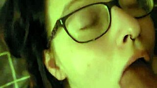 Belle Tied Down for Intense Throat Use POV