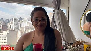 Hot Brunette Cheats Early in Relationship, What a Slut!