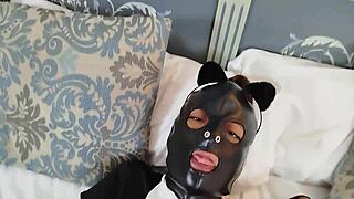 Latin Girlfriend BDSM Masked Slave Banged By Master With Slaps And Anal Till Cum