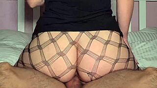 Ride that big dick in stockings!