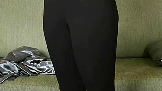 photoshoot with hazel ash in yoga pants