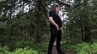 Chubbykaot Teases and Plays in Wild Woods