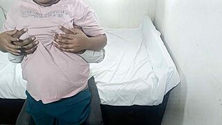 Fucked Friend's Stepdaughter on His Cock and Her Tight Pussy