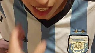 Chileno bangs Argentine big-ass babe and covers her face with cum