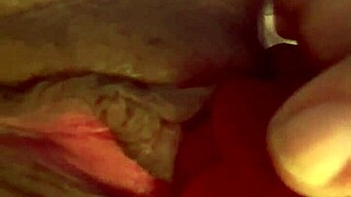 Vibrating clitty with toys until swollen pussy orgasm