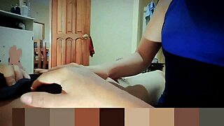 chica asiatica mamando y follando con amigo trans, rough deepthroat blowjob and extreme facial