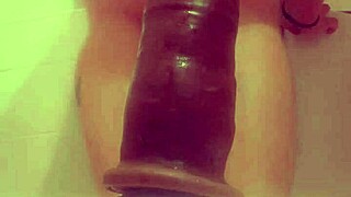 Mostevie rides big black cock as mistress records.