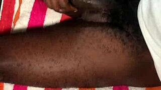 Intense feelings as bbc receives sloppy handjob.