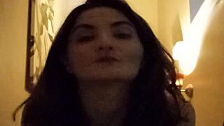 local teen deepthroats cock in pov