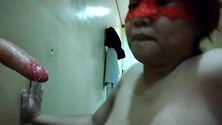 Asian Cumslut Sucks Cock with Toys!