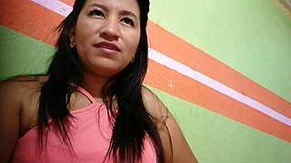 Hey, I'm so horny, licking my tight pussy for you.