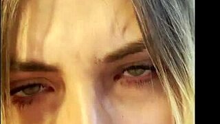 petite blonde gives intense pov blowjob to lucky stepfather