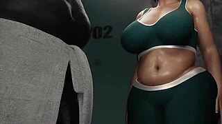 Horny neighbor with big boobs gets drilled by BBC, damn! 😜