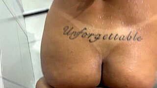 After Beach, Latina Blonde Enjoys Assfucking In Shower. Skinny Cowgirl Rides Old Interracial Cock For Cumshot.