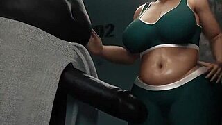 Horny neighbor with big boobs gets drilled by BBC, damn! 😜