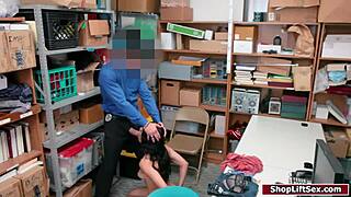 Hey officer, why you banging this ebony shoplifter?