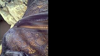 latina beauty fucks husband's guest in the house