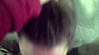 Before work, my tattooed Latina girlfriend slurps and licks my cock sloppy in her thong, sucking deep like a slut friend