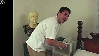 Zoe strips and spanks her boyfriend's man for sniffing her panties in humiliating domination