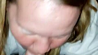 Redhead wife with big ass busts moves.