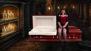 Granny Vampyra's Strapon Strokes Bring Homemade Orgasms to Mature BBW Milf