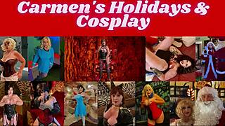 Granny Vampyra's Strapon Strokes Bring Homemade Orgasms to Mature BBW Milf