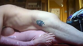 Sex Doll Play on Stairs and Floor