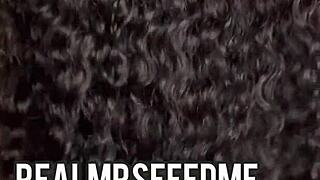 why does this ebony babe suck so sloppy?