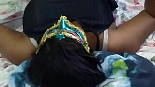 Latina gets assfucked in lingerie and cumshot!