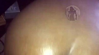 Cheating lesbian with wet pussy takes hard BBC for creampie