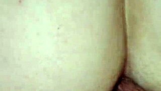 Redhead wife with big ass busts moves.