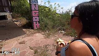 I fuck famous pornstar Sheila Ortega in an abandoned house, wow! 😍