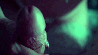 Lewd Girl Teases and Sucks Her Man's Huge Cock