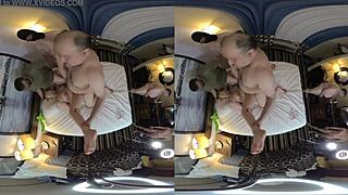 yo, check this vr cowgirl gangbang with a slut riding hard!