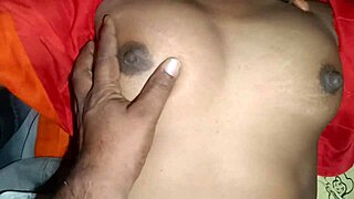 Watch Desihotcouple's Hot Wife Press Boobs and Fuck Pussy to Cumshot!