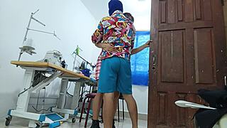 whore calls boyfriend to fuck at work, says she fucks the boss too 😈