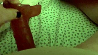 BBW wife vibrates pussy for husband with intense joy