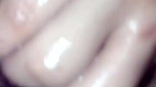 Bathroom encounter with stepbrother at home