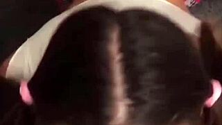 Horny Young Woman Shows Big Tits To Teacher For Blowjob In Role Play