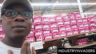 mall adventures with latina milf and big black cock lover outdoors in florida