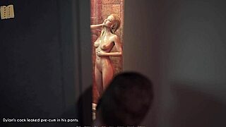 Wife and Stepmother Play Game with Big Tits