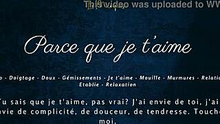 because i love you, i watch her sensual solo masturbation