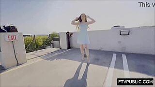 public anal solo flashing panties 😏