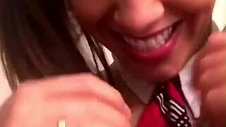 Horny Young Woman Shows Big Tits To Teacher For Blowjob In Role Play